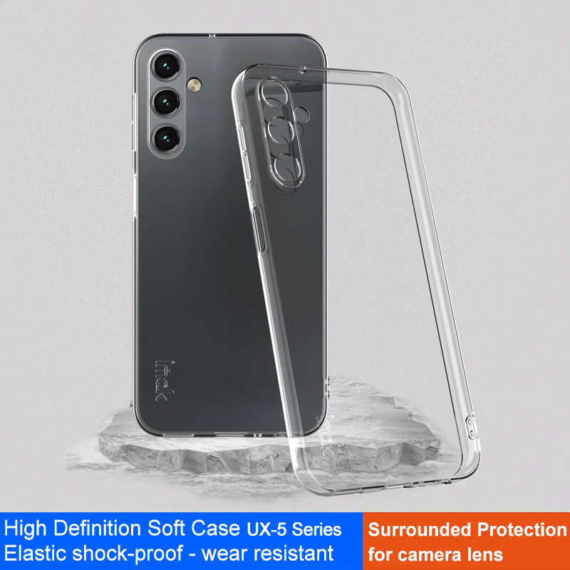 IMAK UX-5 Series TPU-telefoncover til Samsung Galaxy A24 4G , Anti-drop gennemsigtigt mobiltelefoncover IMAK UX-5 Series TPU-telefoncover til Samsung Galaxy A24 4G , Anti-drop gennemsigtigt mobiltelefoncover